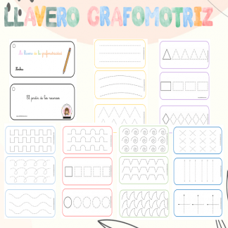 Llavero de la grafomotricidad