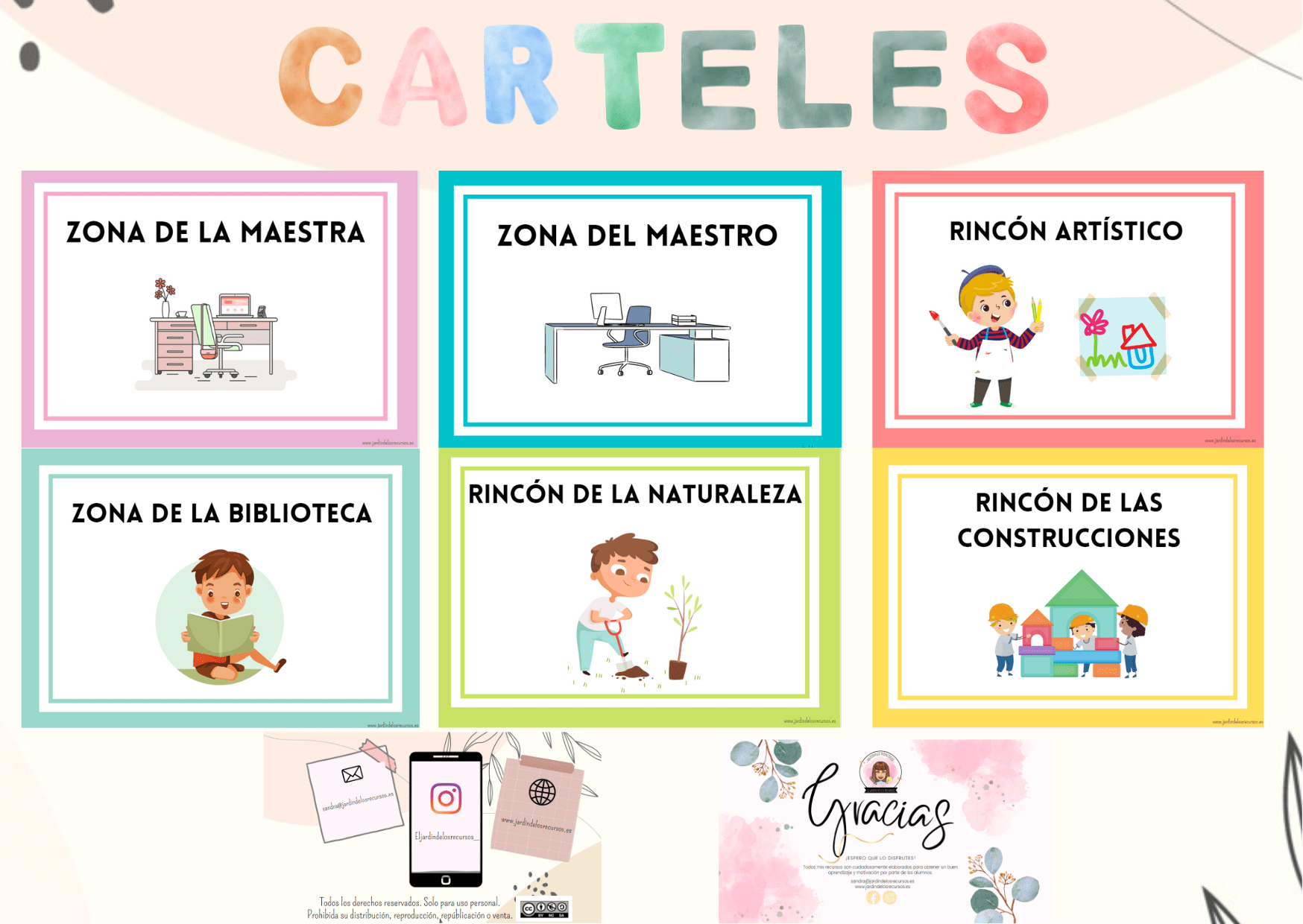 Carteles rincones y zonas - Imagen 3