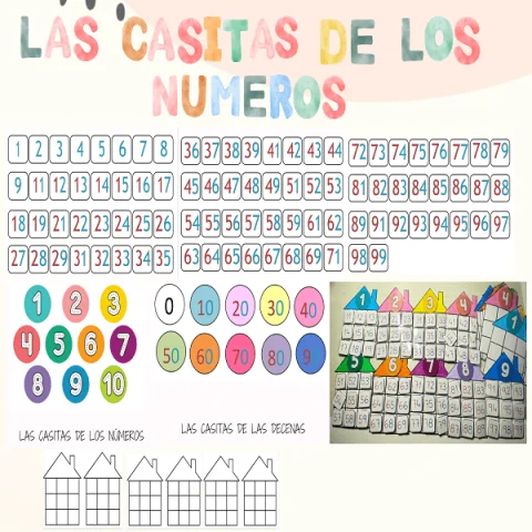 Las casitas de los números