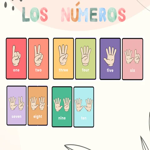 Tarjetario de los números