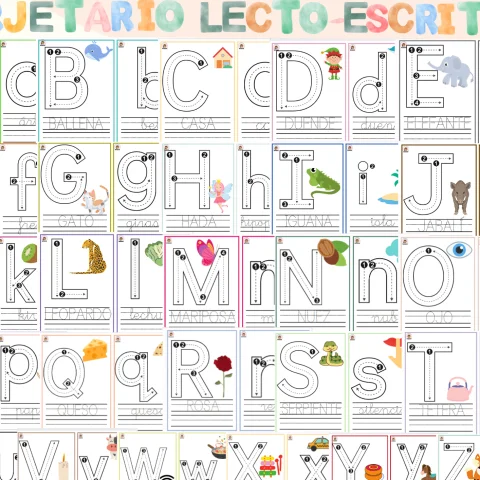 Tarjetario Lectoescritura