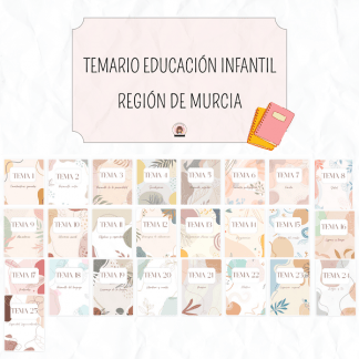 Temario Educación Infantil R.M