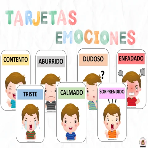 Flashcards emociones