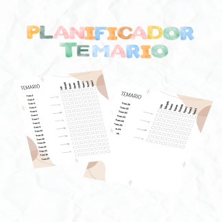 Planificador temario