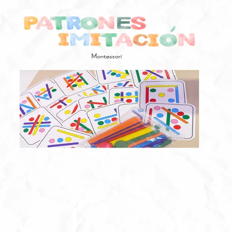 Patrones imitación Montessori