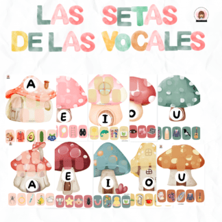 Las setas de las vocales