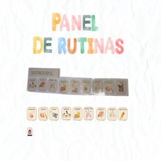 Panel rutinas visual