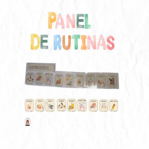 Panel rutinas visual