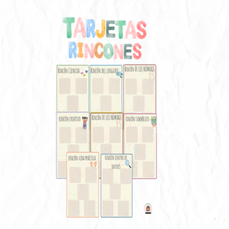 Flashcards Rincones