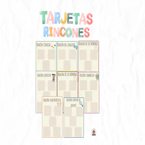 Flashcards Rincones